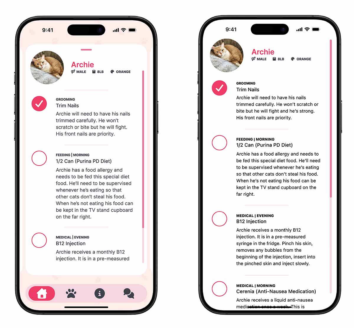 Card and Expanded Card views next to each other.