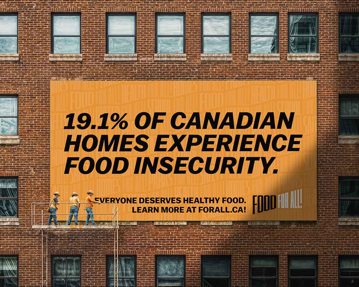 For All food security billboard